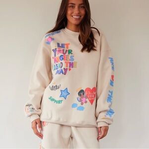 Mayfair x @iscreamcolour Angel Numbers Cloud Crewneck